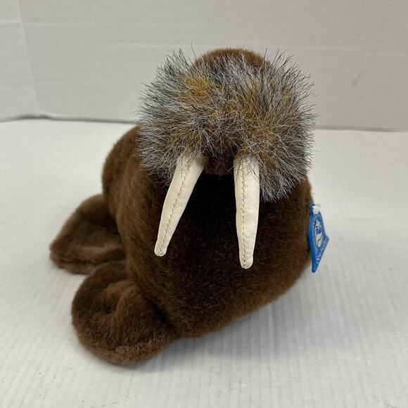 Vintage SeaWorld Walrus Stuffed Animal Plush Toy NWT - Picture 2 of 10